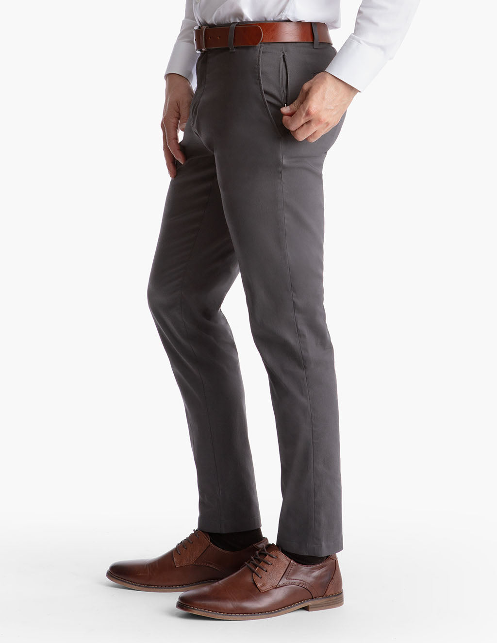 Men's Black Slight Stretch Comfort Suit Pants - Temu