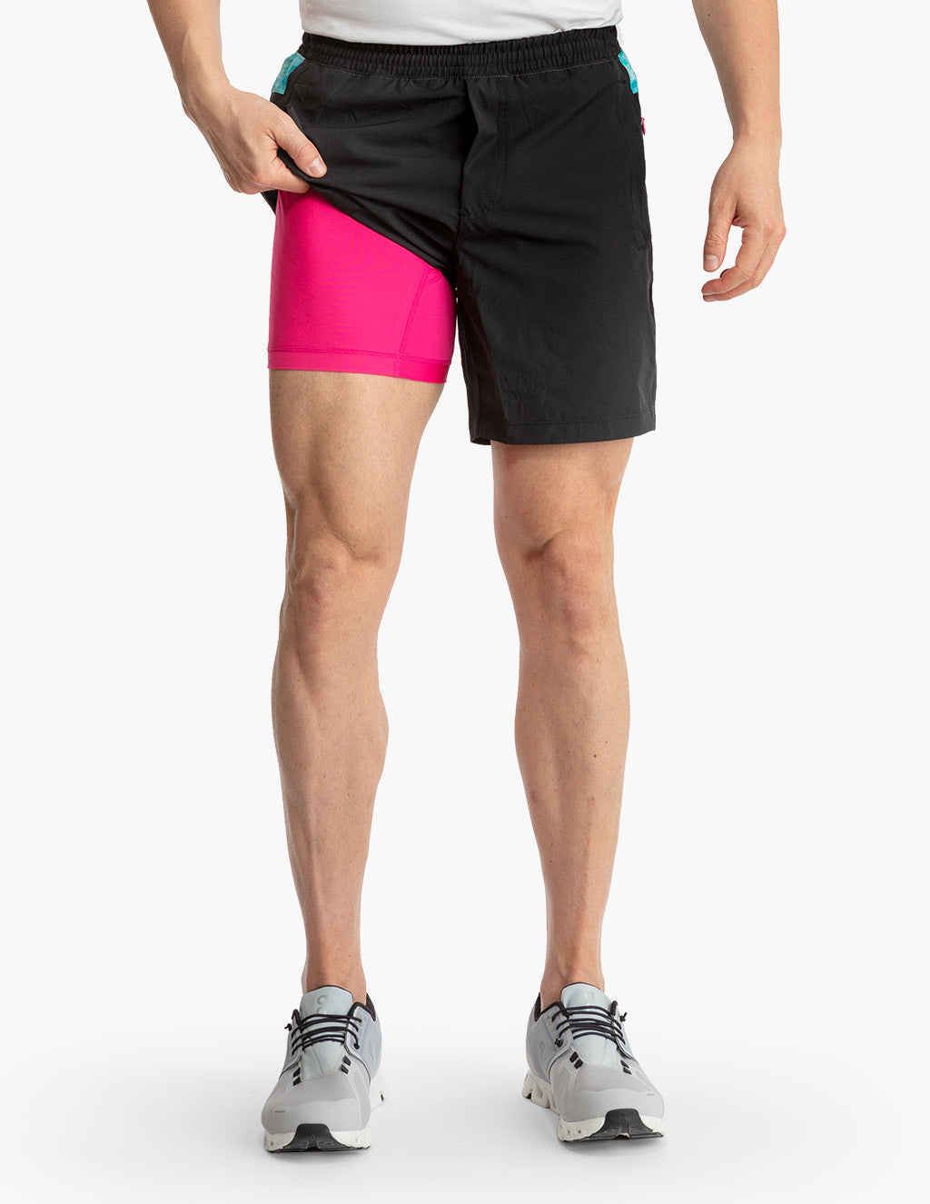 Vitality Activate Volley Short - Women's Black Yoga Shorts with Lime  Contrast